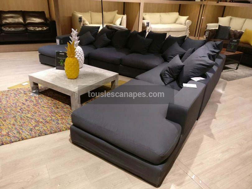 Test & avis : Canapé d'angle 7 places LOFT de Maisons du Monde