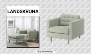 fauteuil scandinave Landskrona IKEA